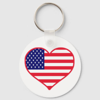 USA Love Key Ring