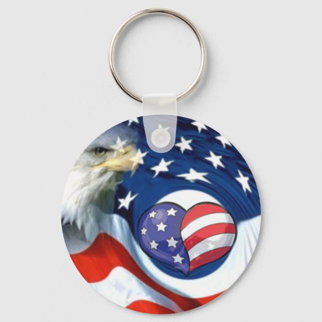 USA Lover_ Key Ring (Front)