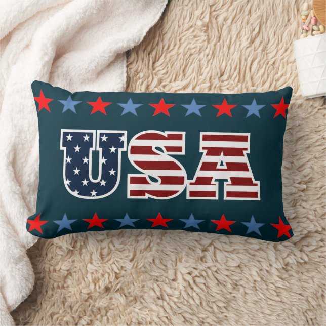 USA Lumbar Pillow (Blanket)