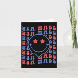 Usa Made The 4th Of July  Card