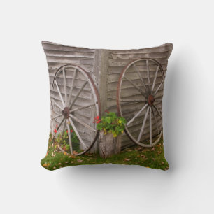 USA, Main. Wagon Wheels Cushion