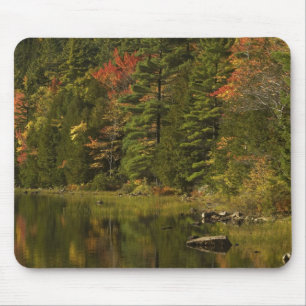 USA; Maine; Acadia NP. Fall reflections at 2 Mouse Pad