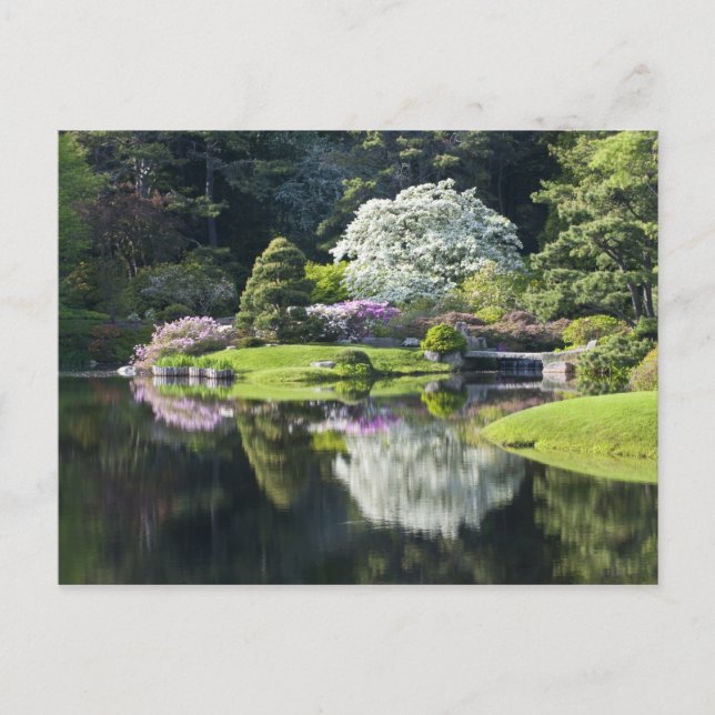 USA, Maine, Northeast Harbour. View of Asticou Postcard (Front)