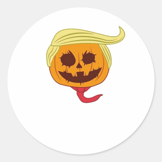 Usa Make Halloween Great Again Funny  Classic Round Sticker (Front)