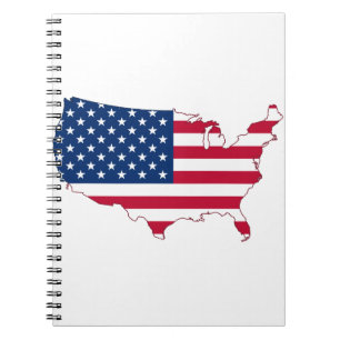 USA Map-map-usa-america-maps-united states Notebook