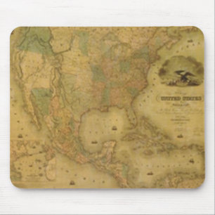 USA Map Mouse Pad
