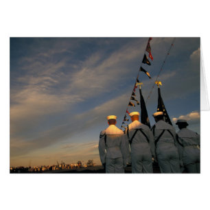 USA, Massachusettes, Boston. US Navy Colour