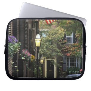 USA, Massachusetts, Boston, Beacon Hill. Laptop Sleeve