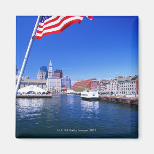 USA, Massachusetts, Boston, Boston harbour, Magnet