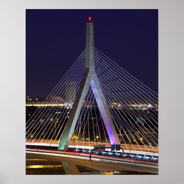USA, Massachusetts, Boston. Leonard Zakim Poster (Front)