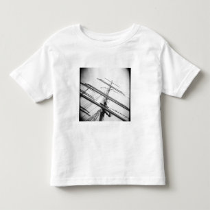 USA, Massachusetts, Boston. Masts of tall ship. Toddler T-Shirt