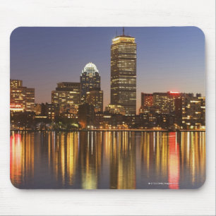 USA, Massachusetts, Boston skyline at dusk 2 Mouse Pad