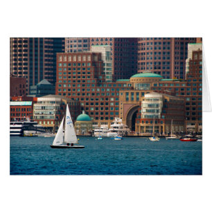 USA, Massachusetts. Boston Waterfront Skyline 2