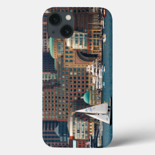 USA, Massachusetts. Boston Waterfront Skyline 2 iPhone 13 Case