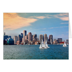 USA, Massachusetts. Boston Waterfront Skyline 3