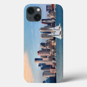 USA, Massachusetts. Boston Waterfront Skyline 3 iPhone 13 Case
