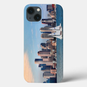 USA, Massachusetts. Boston Waterfront Skyline 3 iPhone 13 Case