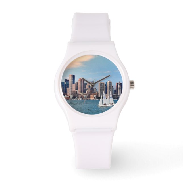 USA, Massachusetts. Boston Waterfront Skyline 3 Watch (Front)