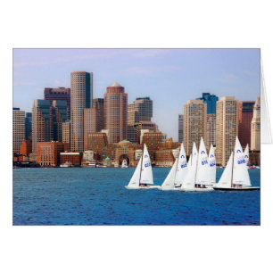 USA, Massachusetts. Boston Waterfront Skyline 4