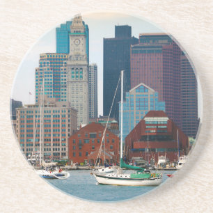 USA, Massachusetts. Boston Waterfront Skyline Coaster