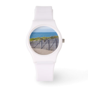 USA, Massachusetts. Dunes And Path Watch