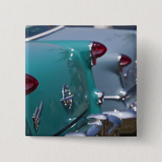 USA, Massachusetts, Gloucester. 1950s-era 15 Cm Square Badge (Front)