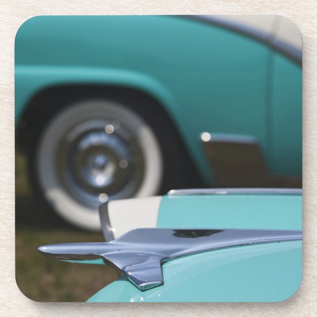 USA, Massachusetts, Gloucester. 1950s-era Ford Coaster (Front)