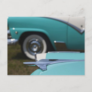 USA, Massachusetts, Gloucester. 1950s-era Ford Postcard