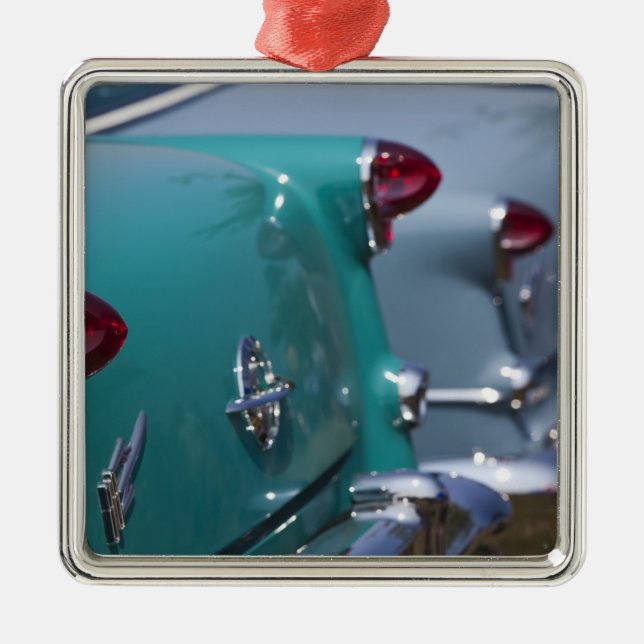 USA, Massachusetts, Gloucester. 1950s-era Metal Tree Decoration (Front)