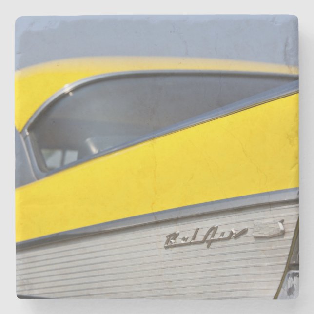 USA, Massachusetts, Gloucester. Detail of 1957 Stone Coaster (Front)