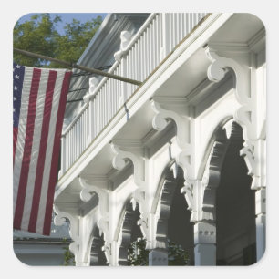 USA, MASSACHUSETTS, Martha's Vineyard: Square Sticker