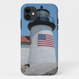 USA, Massachusetts, Nantucket. Brant Point iPhone 11 Case