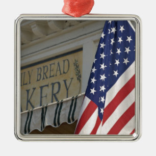 USA; Massachusetts; Stockbridge; Daily Bread Metal Ornament