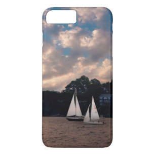 USA, Massachusetts. Sunset Sailing iPhone 8 Plus/7 Plus Case
