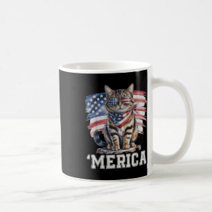 Usa Merica Cat 4th Of July Men Women Kids Funny Pa Coffee Mug
