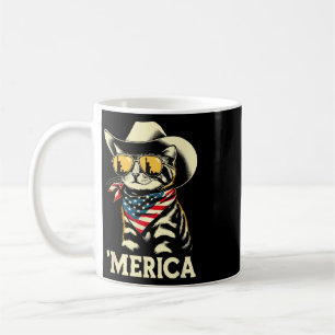 Usa merica Cat 4th Of July Men Women Kids Funny Pa Coffee Mug