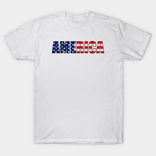 USA - Merica Flag T-Shirt (Creator Uploaded)