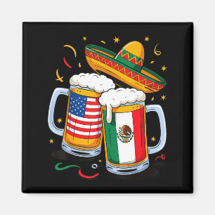 Usa mexico beer cinco de mayo  magnet