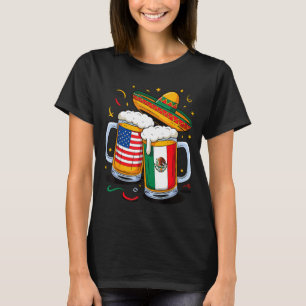 Usa mexico beer cinco de mayo T-Shirt