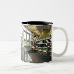 USA, Michigan, Auburn Hills: Walter P. Crysler Two-Tone Coffee Mug