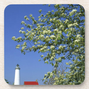 USA, Michigan, East Tawas. Tawas Lighthouse with Coaster