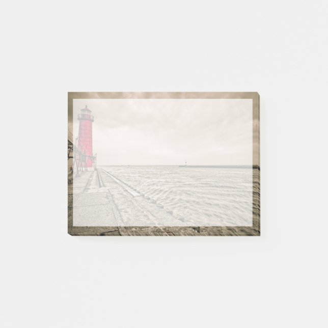 USA, Michigan, Grand Haven Lighthouse Post-it Notes (Front)