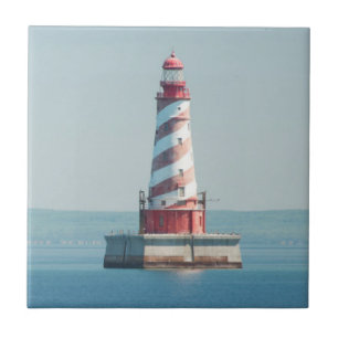 USA, Michigan, Great Lakes, Lake Michigan Ceramic Tile