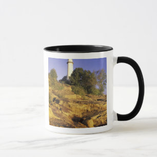 USA, Michigan, Lake Huron. Pointe Aux Barques Mug