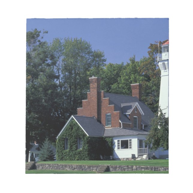 USA, Michigan, Lake Huron. Port Sanilac Notepad (Front)