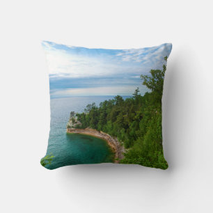 USA, Michigan. Miner's Castle Rock Formation 3 Cushion