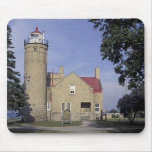 USA, Michigan Old Mackinac Point Lighthouse Mouse Pad