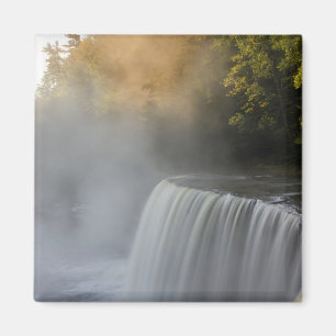 USA, Michigan, Upper Peninsula. Autumn sunrise Magnet
