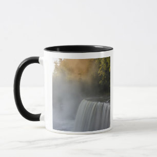 USA, Michigan, Upper Peninsula. Autumn sunrise Mug