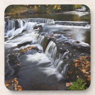 USA, Michigan, Upper Peninsula. Bond Falls and Coaster